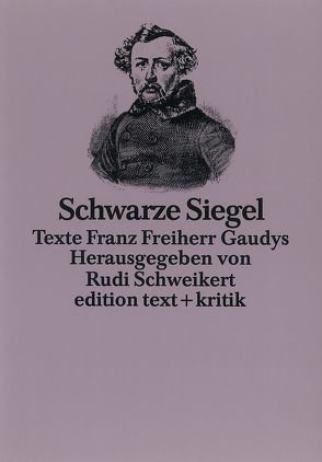 Schwarze Siegel von Schweikert,  Rudi