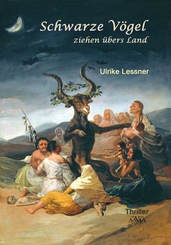 Schwarze Vögel ziehen übers Land – Großdruck von Lessner,  Ulrike