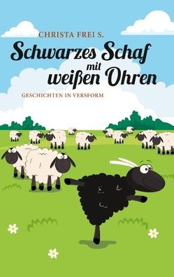 Schwarzes Schaf mit weißen Ohren von Frei S.,  Christa