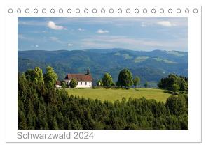 Schwarzwald 2024 (Tischkalender 2024 DIN A5 quer), CALVENDO Monatskalender von Kalender365.com,  Kalender365.com