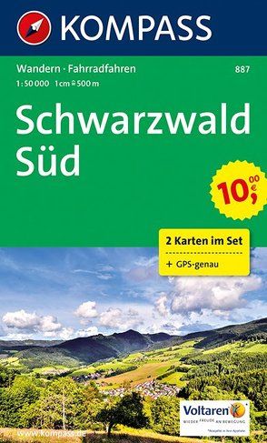 KOMPASS Wanderkarte Schwarzwald Süd von KOMPASS-Karten GmbH