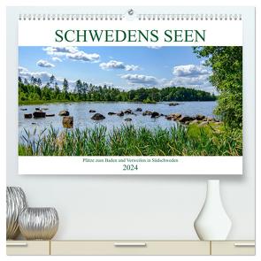 Schwedens Seen (hochwertiger Premium Wandkalender 2024 DIN A2 quer), Kunstdruck in Hochglanz von Simlinger,  Wolfgang