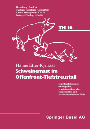 Schweinemast im Offenfront-Tiefstreustall von Etter-Kjelsaas