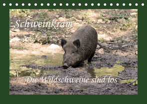 Schweinkram – Die Wildschweine sind los (Tischkalender 2023 DIN A5 quer) von Lindert-Rottke,  Antje