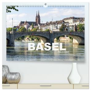 Schweiz – Basel (hochwertiger Premium Wandkalender 2024 DIN A2 quer), Kunstdruck in Hochglanz von Schickert,  Peter