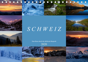 Schweiz – Eine Reise durch die idyllische Bergwelt (Tischkalender 2020 DIN A5 quer) von Schaenzer,  Sandra