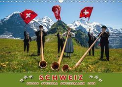 Schweiz Suisse Svizzera Switzerland 2018 (Wandkalender 2018 DIN A3 quer) von AG,  Calendaria