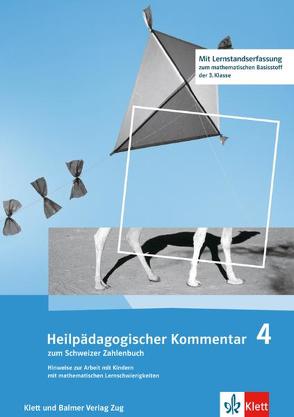Schweizer Zahlenbuch 4 / Heilpädagogischer Kommentar zum Schweizer Zahlenbuch 4 von Moser Opitz,  Elisabeth, Schmassmann,  Margret