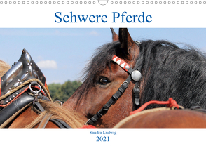 Schwere Pferde 2021 (Wandkalender 2021 DIN A3 quer) von Ludwig,  Sandra