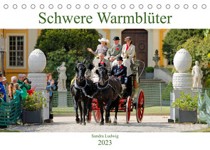 Schwere Warmblüter 2023 (Tischkalender 2023 DIN A5 quer) von Ludwig,  Sandra