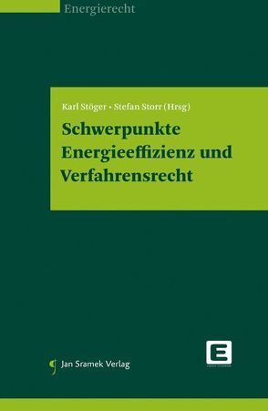 Schwerpunkte Energieeffizienz und Verfahrensrecht von Stöger,  Karl, Storr,  Stefan