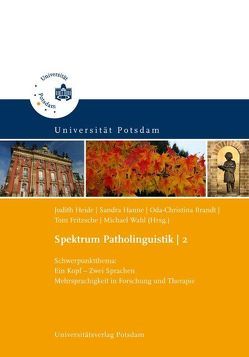 Schwerpunktthema: Ein Kopf – Zwei Sprachen, Mehrsprachigkeit in Forschung und Therapie von Brandt,  Oda-Christina, Fritzsche,  Tom, Hanne,  Sandra, Heide,  Judith, Wahl,  Michael