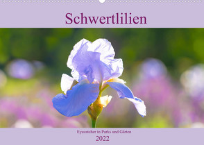 Schwertlilien – Eyecatcher in Parks und Gärten (Wandkalender 2022 DIN A2 quer) von Scheurer,  Monika