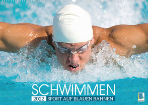 Schwimmen: Sport auf blauen Bahnen (Wandkalender 2022 DIN A2 quer) von CALVENDO