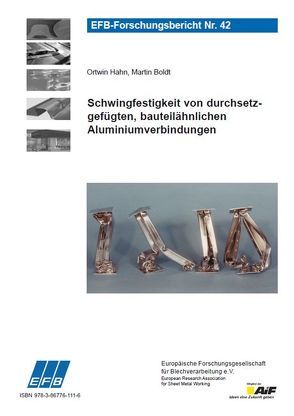 Schwingfestigkeit von durchsetzgefügten, bauteilähnlichen Aluminiumverbindungen von Boldt,  Martin, Hahn,  Ortwin