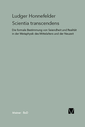 Scientia transcendens von Honnefelder,  Ludger