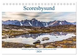 Scoresbysund – Sommer im größten und längsten Fjordsystem der Welt (Tischkalender 2024 DIN A5 quer), CALVENDO Monatskalender von Hagen,  Mario