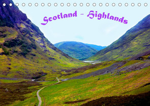 Scotland – Highlands (Tischkalender 2022 DIN A5 quer) von Wernicke-Marfo,  Gabriela