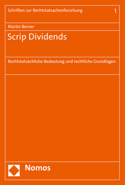 Scrip Dividends von Berner,  Martin