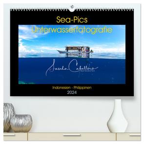 Sea-Pics Unterwasserfotografie (hochwertiger Premium Wandkalender 2024 DIN A2 quer), Kunstdruck in Hochglanz von Caballero,  Sascha