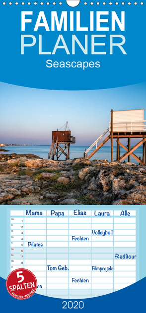 Seascapes – Familienplaner hoch (Wandkalender 2020 , 21 cm x 45 cm, hoch) von Eckmiller,  Martin