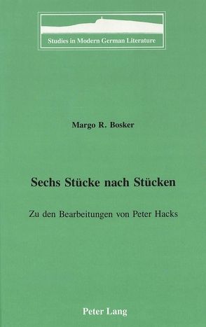 Sechs Stücke nach Stücken von Light Bosker,  Margo