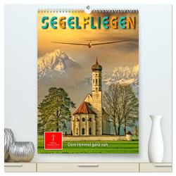 Segelfliegen – dem Himmel ganz nah (hochwertiger Premium Wandkalender 2024 DIN A2 hoch), Kunstdruck in Hochglanz von Roder,  Peter