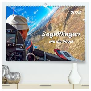 Segelfliegen – wie ein Vogel (hochwertiger Premium Wandkalender 2024 DIN A2 quer), Kunstdruck in Hochglanz von Roder,  Peter