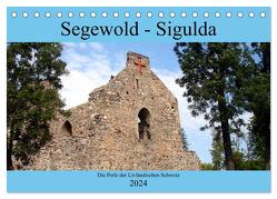 Segewold – Sigulda – Perle der Livländischen Schweiz (Tischkalender 2024 DIN A5 quer), CALVENDO Monatskalender von von Loewis of Menar,  Henning