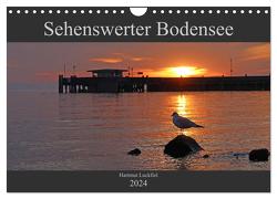 Sehenswerter Bodensee (Wandkalender 2024 DIN A4 quer), CALVENDO Monatskalender von Luckfiel,  Hartmut