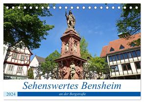 Sehenswertes Bensheim an der Bergstraße (Tischkalender 2024 DIN A5 quer), CALVENDO Monatskalender von Andersen,  Ilona