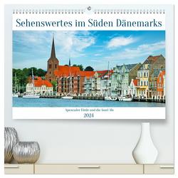 Sehenswertes im Süden Dänemarks (hochwertiger Premium Wandkalender 2024 DIN A2 quer), Kunstdruck in Hochglanz von Kleemann,  Claudia