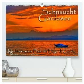 Sehnsucht Gardasee – Mediterranes Flair am Lago di Garda (hochwertiger Premium Wandkalender 2024 DIN A2 quer), Kunstdruck in Hochglanz von Sattler,  Stefan