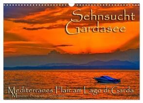 Sehnsucht Gardasee – Mediterranes Flair am Lago di Garda (Wandkalender 2024 DIN A3 quer), CALVENDO Monatskalender von Sattler,  Stefan