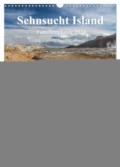 Sehnsucht Island Familienplaner 2024 (Wandkalender 2024 DIN A3 hoch), CALVENDO Monatskalender von Birkholz,  Andreas