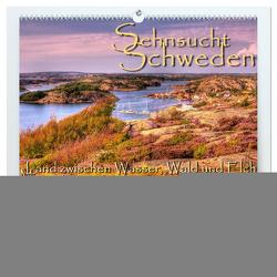 Sehnsucht Schweden – Sverige (hochwertiger Premium Wandkalender 2024 DIN A2 quer), Kunstdruck in Hochglanz von Sattler,  Stefan