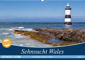 Sehnsucht Wales – Collagen eines Landes (Wandkalender 2023 DIN A2 quer) von Mr.Mooseman, Sattler,  Stefan