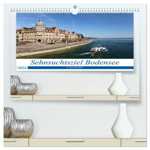 Sehnsuchtsziel Bodensee (hochwertiger Premium Wandkalender 2024 DIN A2 quer), Kunstdruck in Hochglanz von boeTtchEr,  U