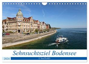 Sehnsuchtsziel Bodensee (Wandkalender 2024 DIN A4 quer), CALVENDO Monatskalender von boeTtchEr,  U