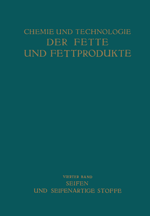 Seifen und Seifenartige Stoffe von Schönfeld,  Heinrich