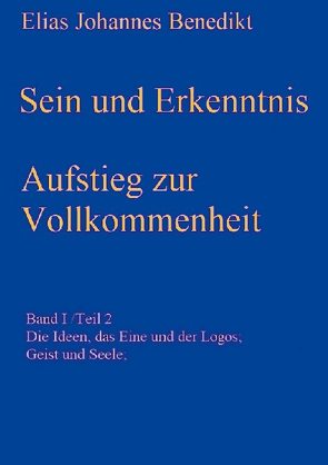 Sein und Erkenntnis von Benedikt,  Elias Johannes