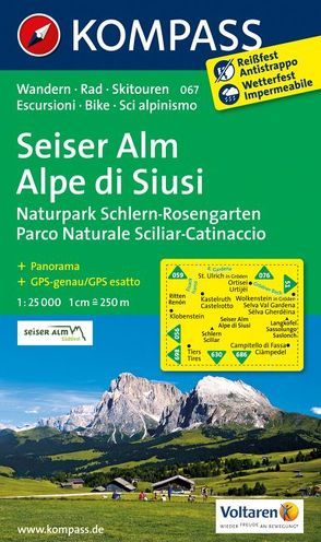 Seiser Alm /Alpe di Siusi von KOMPASS-Karten GmbH