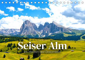 Seiser Alm – Im Herzen der Dolomiten. (Tischkalender 2023 DIN A5 quer) von Monkey,  Happy