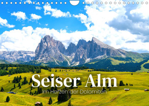 Seiser Alm – Im Herzen der Dolomiten. (Wandkalender 2023 DIN A4 quer) von Monkey,  Happy