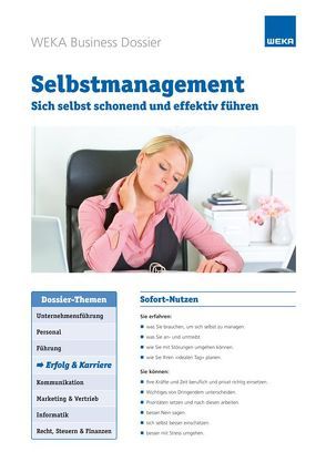 Selbstmanagement von Eberle,  Heike