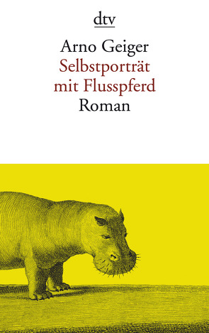 Selbstporträt mit Flusspferd von Geiger,  Arno