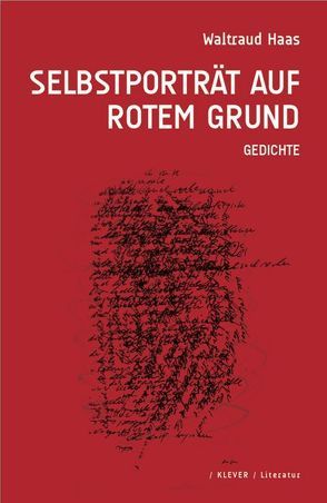 Selbstporträt auf rotem Grund von Haas,  Waltraud