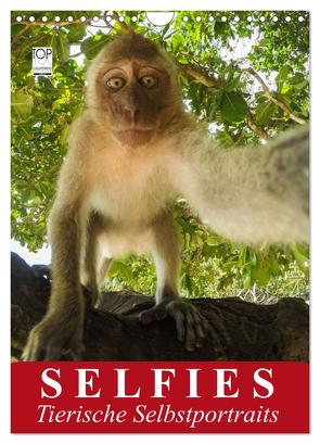 Selfies. Tierische Selbstportraits (Wandkalender 2024 DIN A4 hoch), CALVENDO Monatskalender von Stanzer,  Elisabeth