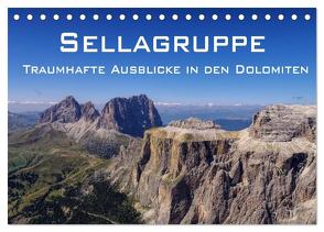 Sellagruppe – Traumhafte Ausblicke in den Dolomiten (Tischkalender 2024 DIN A5 quer), CALVENDO Monatskalender von LianeM,  LianeM