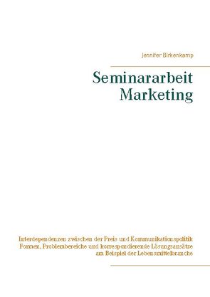 Seminararbeit Marketing von Birkenkamp,  Jennifer